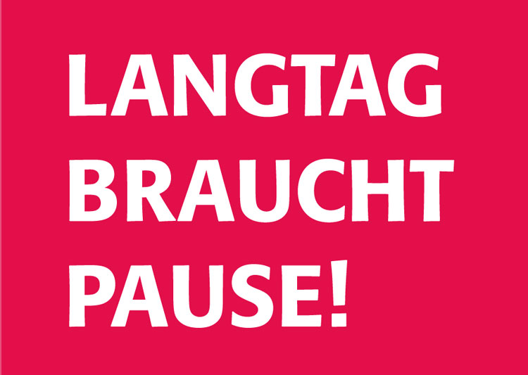 Button Langtag braucht Pause