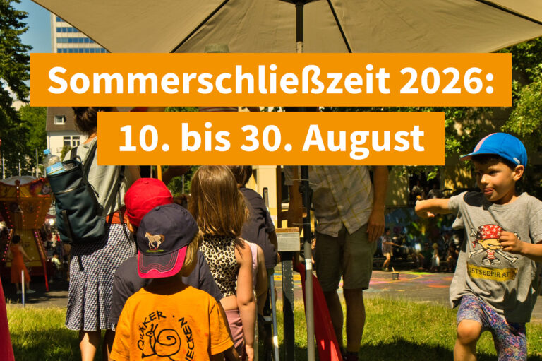 Beitragsbild Schließzeit Sommerferien